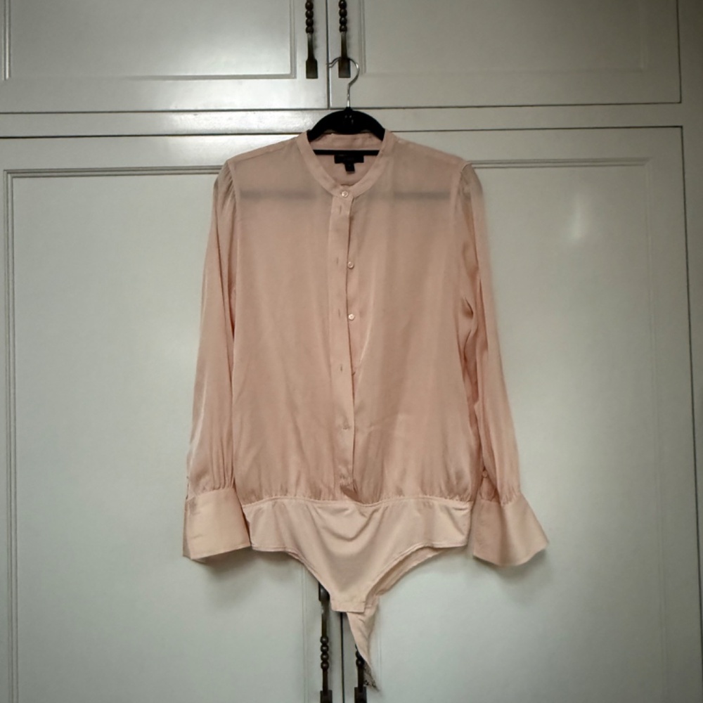 J.Crew Silk Bodysuit~Stretch